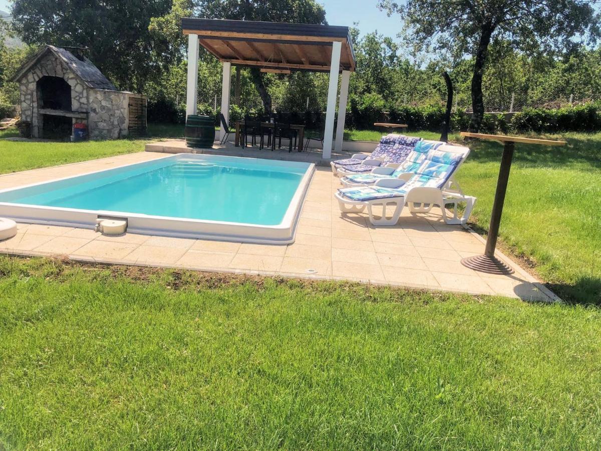 Villa Marie With Pool, Two Bedrooms For 4+2Kids Cavoglave Екстериор снимка